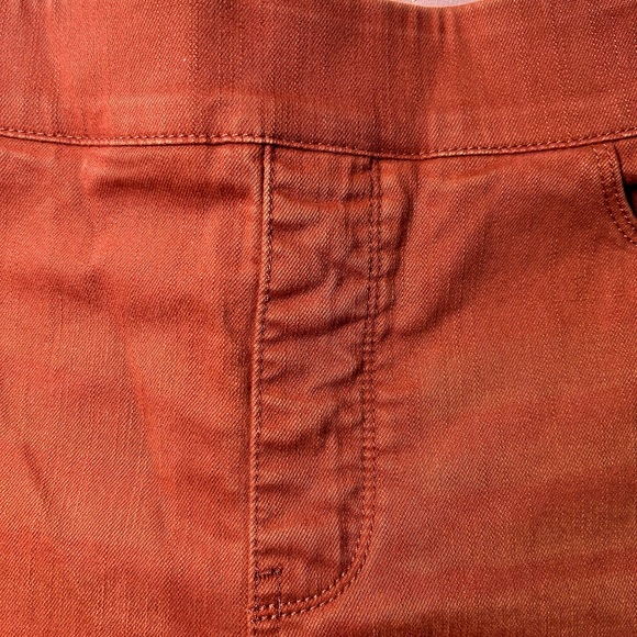 Soft surrounding the ultimate pull on stretch leg relax fit denim pants size L - Picture 10 of 13